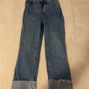 Abercrombie & Fitch Dark Blue Straight Leg Jeans